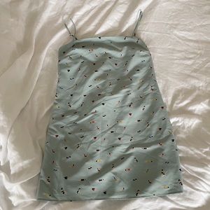 Staud Printed Mini Dress